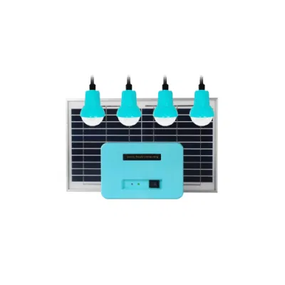 off Grid Solar Home Lighting System with USB Charging Ports
