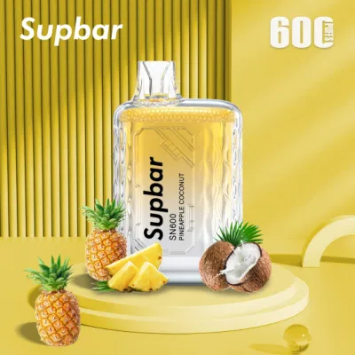Supbar Sn 600 Puffs Tpd Disposable Pod Box Disposable Vape Pen OEM E-Cigarette Bar Disposable Vape