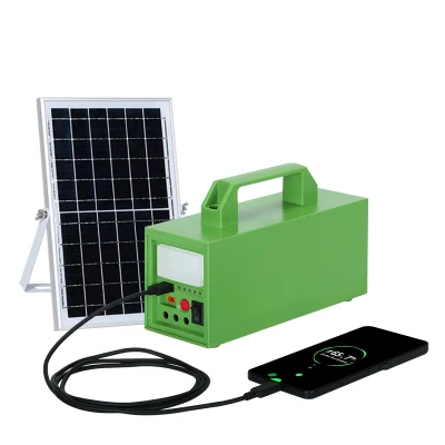 USB Charger System Solar Power Panel Generator Kit Speaker and Lightingfunction Emergency Charging Light System for Hiking