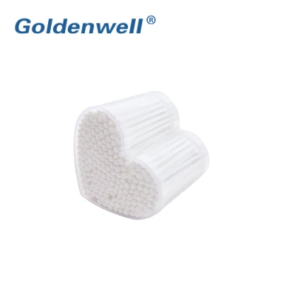 OEM Plastic Box Cotton Buds Q-Tips with Plastic Stick