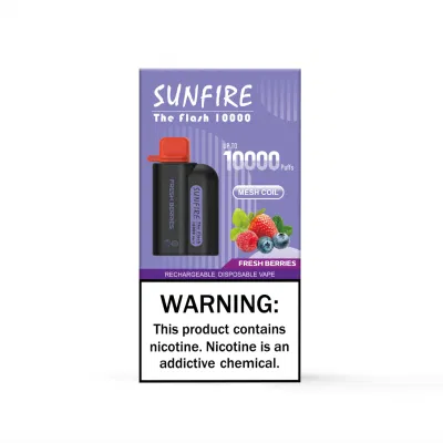 Sunfire France Germany Poland Hot Selling Puff 12000 Wholesale E Liquid 9000 8000 7000 Puffs Disposable E-Cigarette Puff 12K Vape Pen Cigarette Electronic