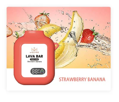 2023 Latest Generation Lava Bar 7000 Puff Smart Screen Rechargeable 15ml E-Liquid Disposable Vape Pod OEM Available
