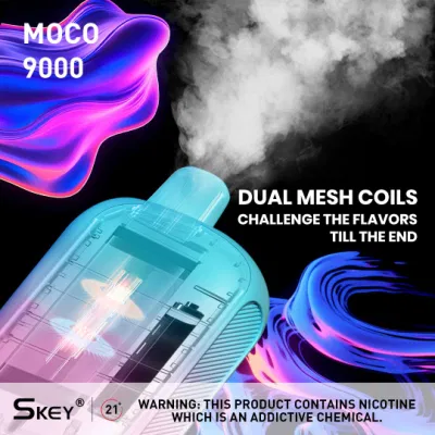 Wholesale Smart Disposable Vape Device 9000 Puff Dual Mesh Coil