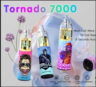Original 14ml Juice Randm Tornado 7000 Disposible Vape RGB Available
