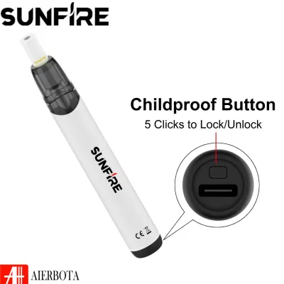 Original Manufacturer Portable Sunfire Vape Device with Child Lock E-Cigarette
