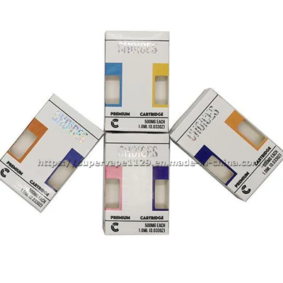 New Empty Cartridge 0.5ml Choice Full Ceramic Cart 510 Thread Choices Vape Cartridges