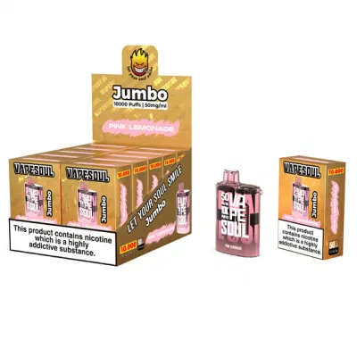 Vapesoul 10000 Puffs Disposable Vape 50mg Nicotine Electronic Cigarette Malaysia USA Hot Sale China Factory Dubai Warehouse Gold Wholesale Smoking Vape