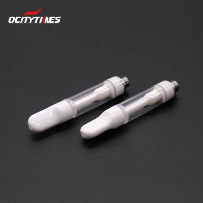 Ocitytimes 510 Thread 1ml Ceramic Core Vape Cartridges Thick Carts Atomizer White Black Packaging