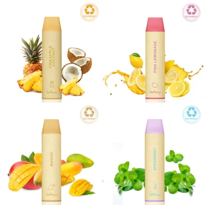 Eco-Friendly Disposable Vape 800puffs with CE Tpd Custom Flavor 2ml 400mAh Electronic Cigarette