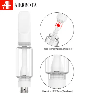 Welcome Custom Logo Brand Clear Vape Tank Full Ceramic 510 Cartridge 2ml