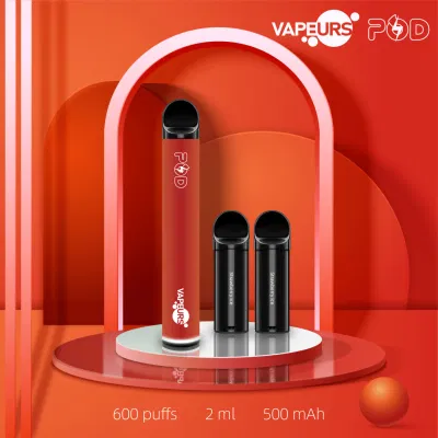 OEM ODM 2ml Disposable Prefilled Replaceable Compatible Transparent Relx Disposable Vape Pod