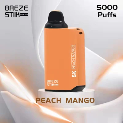 Breze Stick PRO Max 5000 Puffs Vapor Square Vape Disposable E Cigarette Pen 12ml Pod 950mAh Rechargeable 8 Colors Vape