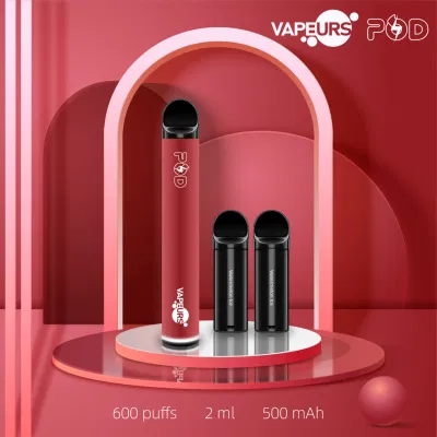 OEM ODM 2ml Disposable Prefilled Replaceable Compatible Transparent Relx Disposable Vape Pod