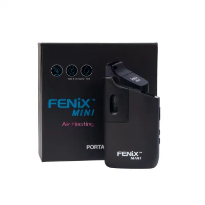 Europe Top10 Popular OEM Portable Vaporizer Fenix Mini Precise Temperature Control Dry Vaporiser Heat Not Burn Glass Mouthpiece Dry Wax Herb Vaporizer