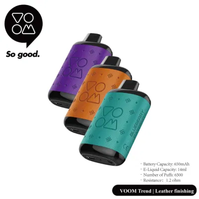 Rechargeable Battery Vaporizer Pod Disposable Vapes Electronic Cigarette Puff Voom Trend