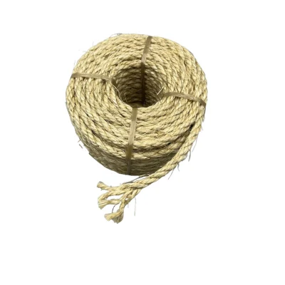 100% Natural Twisted Manila Sisal Sack Jute Hemp Twine Packing Rope