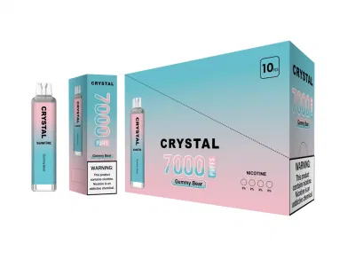 Top 1 Supplier Sunfire Crystal Puff 7000 9000 Puffs Disposable Vape 7K Poland Spain E Cigarettes Pod Custom Logo Vapes Wholesale Craystal Vape Pen Hookah