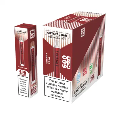 2023 New Trending Mini Box OEM ODM Mesh Coil Ski Crystal Bar 600puffs Disposable Vape