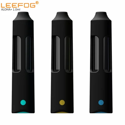 Leefog Aloha+ Wholesale OEM ODM 1ml 2ml 1g 2g Empty Rechargeable Pen Vaporizer All-in-One Disposable Vape with Preheat and Voltage Adjustable