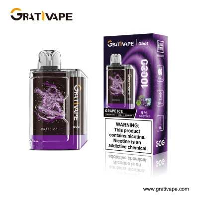 Grativape Gbot 10000 Puffs 5% Nic Vape to The Future 650mAh Disposable Elf E-Cigarette OEM&ODM Original Factory Wholesale Vape