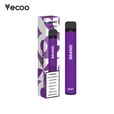 Yecoo Blu Electronic Cigarette Factory Mini Electronic Cigarette China S2 16 600-800 Puffs Disposable E-Cigarette Electronic Smoke