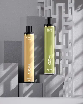 Hqd 1, 200 Puffs Disposable Vape Cuvie Plus with Tantalising Ice Mint Flavor