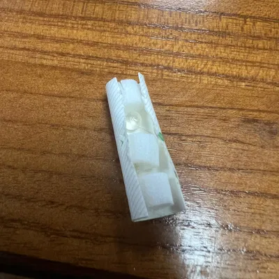Blue Ice Capsule Slim Smoking Cotton Filter Tips with Holes D8mm L35/40mm