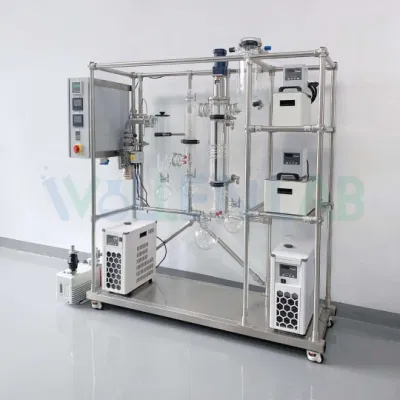 Lab Terpenes Hemp Ethanol Purification Extraction Evaporator Equipment Short Path Molecular Distillation