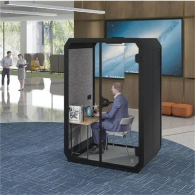 Hot Sale Office Furniture Meeting Acoustic Soundproof Phone Booth Privacy Pod Transparent Home Office Pod