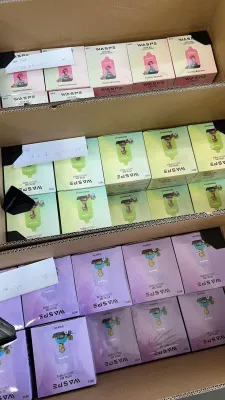 2024 Hot Sale Waspe Digital Box 12000 Puffs Disposable E-Cig with 650mAh Rechargeable Battery