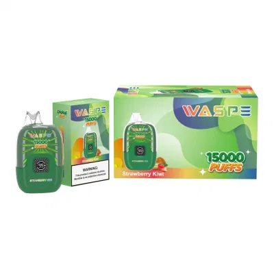 E Cigarette Waspe Box 15000 Puff Vape 15K Puffs Bar LCD Screen Vapes Factory Wholesale Disposable