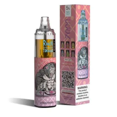 Randm RM Tornado 7000 Puffs Vape Factory 0% 2% 3% 5% Nice Airflow Control Disposable Vape Device Wholesale Disposable Vaporizer Big Puffs