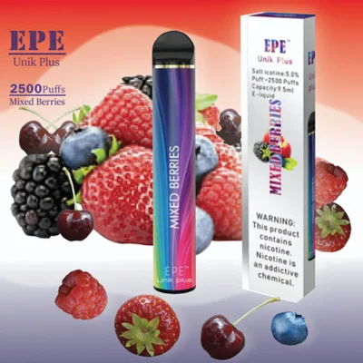 EPE Unik Plus 2500 Puffs Vs Kanggvape Onee Stick Wholesale I Vape Disposable Vape Pen Factory OEM Customize E Cigarette