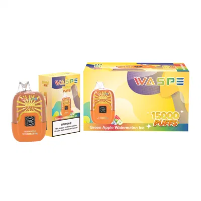 E Cigarette Waspe Box 15000 Puff Vape 15K Puffs Bar LCD Screen Vapes Factory Wholesale Disposable