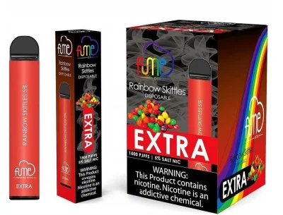 Wholesale Fume Extra 1500 Puffs Rechargeable E-Cigarette Disposable Vape