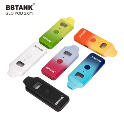 2ml Thick Oil Rosin Pen Recharge Flat Square Rechargeable Disposable Vape Pen