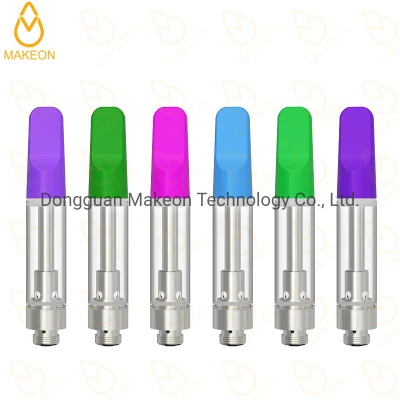 Empty E-Cigarette Atomizer 510 Cartridges 0.5/0.8/1.0ml OEM Ceramic Mouthpiece Glass Tank