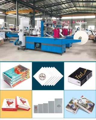 Full-Embossing Automatic Cigarette Rolling Wet Towel Packing Paper Napkin Tissue Machine in China