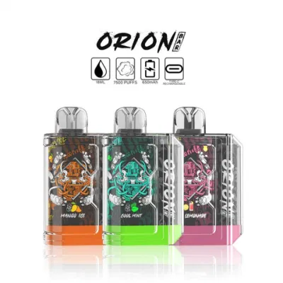 Wholesale Original Orion Bar 7500 Puffs Disposable Vape E Cigarette Healthy Smoking Vapor Pod