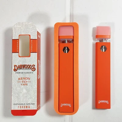  Dabwoods Disposable Vape Pens 1ml Empty Rechargeable Device Thick Oil 280mAh Battery Ecigs Kits Visual Tank Pods Vaporizer Vapes Pen