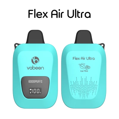 Amazing Design Show Battery &amp; E-Liquid Level Rechargeable Disposable Vape 6000 Puff Vabeen Flex Air Ultra