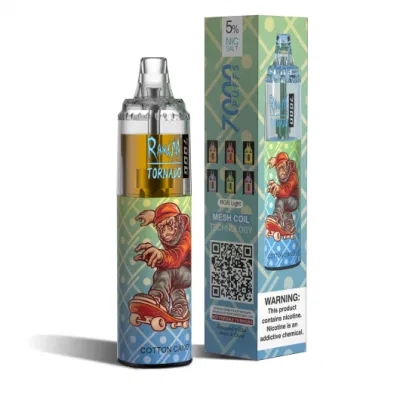 Randm RM Tornado 7000 Puffs Vape Factory 0% 2% 3% 5% Nice Airflow Control Disposable Vape Device Wholesale Disposable Vaporizer Big Puffs