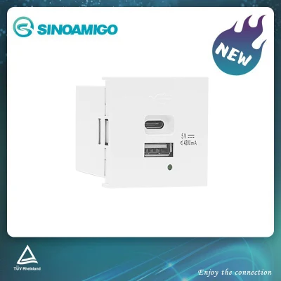 2.1A Single Port USB Charger with Indicator for Phone &amp; Pad
