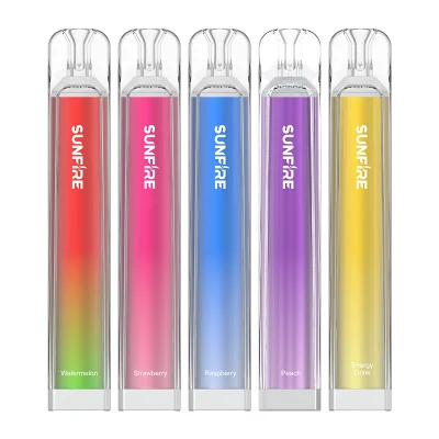 2023 Crystal Tpd 2ml Pod 600 Puff Disposable Vape Crystal Tank with RGB Light