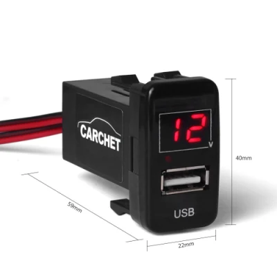 12V Dual USB Charger Power Adapter Outlet Car Cigarette Lighter Socket Splitter Electric Socket