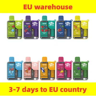  EU Warehouse High Quality Savage Bubble 15000 Puffs 12000 10000 Smart Display Child Lock 5% Nic Pen Hookah Vaper Rechargeable E Cigarette Disposable Vape 15K