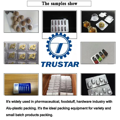 High Speed Roller Type Tablet Pill Alu PVC Alu Alu Blister Packing Packaging Machine