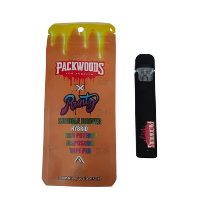 High Potency Packwoods Runtz 1000mg Disposable Vape Pen Empty Electronic Cigarette Vaporizer Runtz Packwoods 10 Flavors