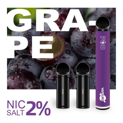  Latvia Suisse Sverige Wholesale Vaporizer Pen Tobacco 2ml Disposable Vape 600 Puff 2% with Cartridge &eacute; Lectronique Cigarette Shqip&euml; Ria