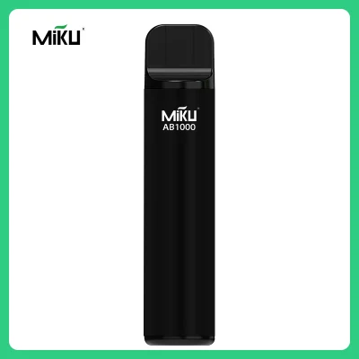 Top-Quality Nicotine Salt E-Cigarette by Miku - Hot Selling 1000 Puffs 3ml Capcity Mesh-Coil